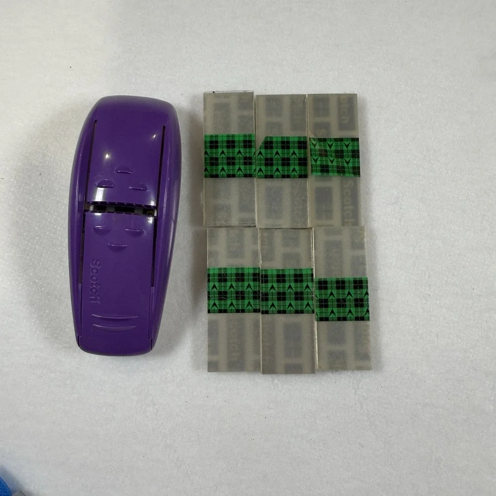 Scotch Pop-Up Tape Refill Strips 6 ‎ Pads + 1 Wrist Band Dispenser Purple